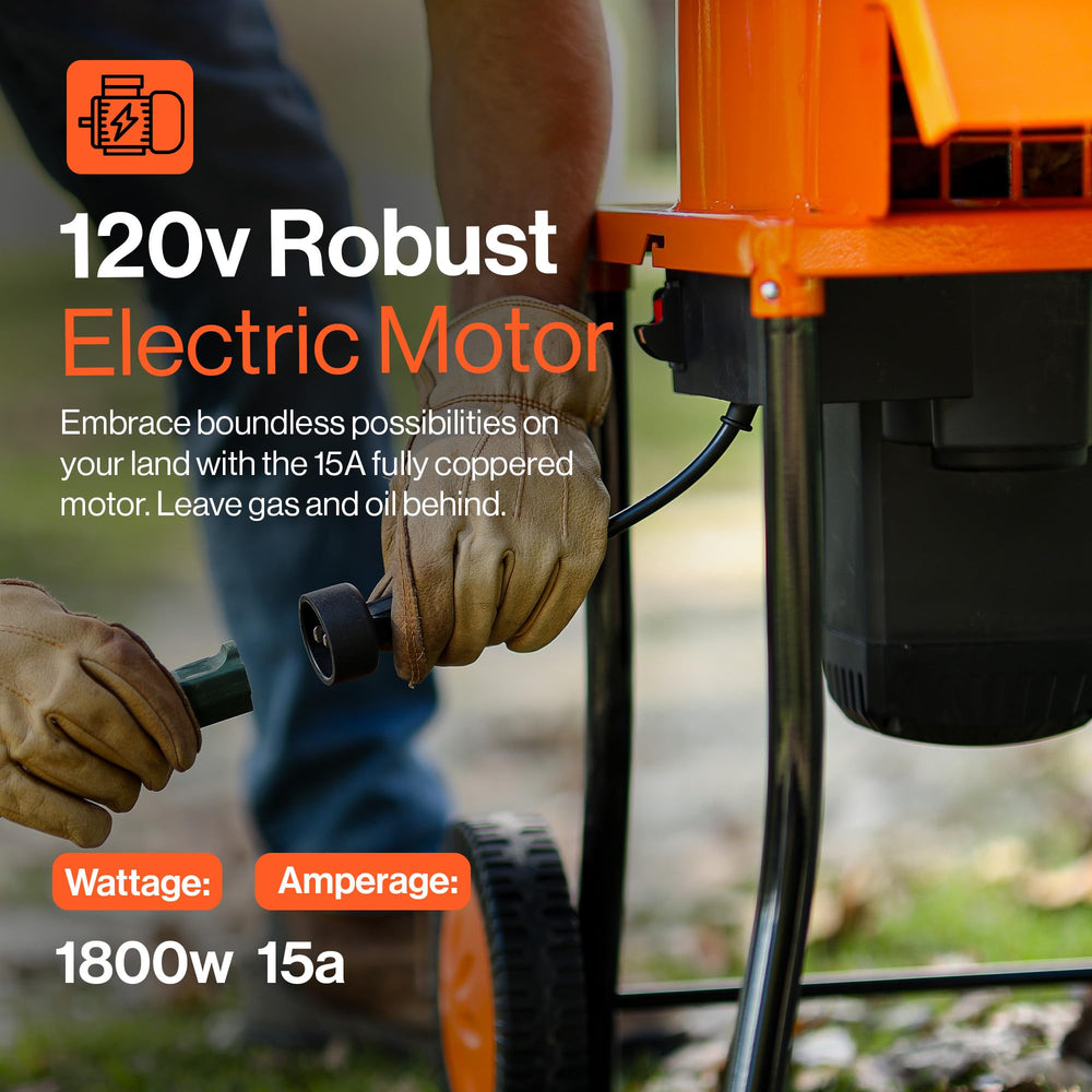 SuperHandy product label and specifications showing motor and safety features