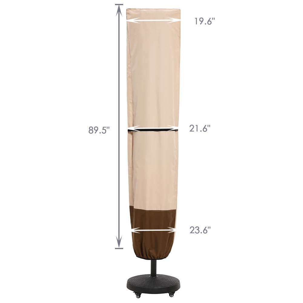 SUPERJARE collapsed rod and cover folded compactly for easy storage benefit