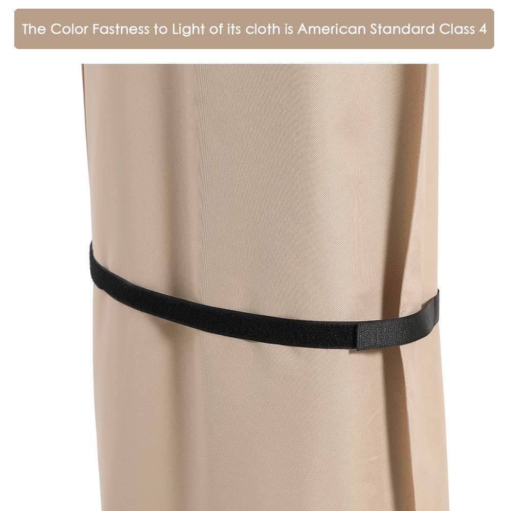 SUPERJARE oxford fabric close-up showing texture and durable, fade-resistant finish
