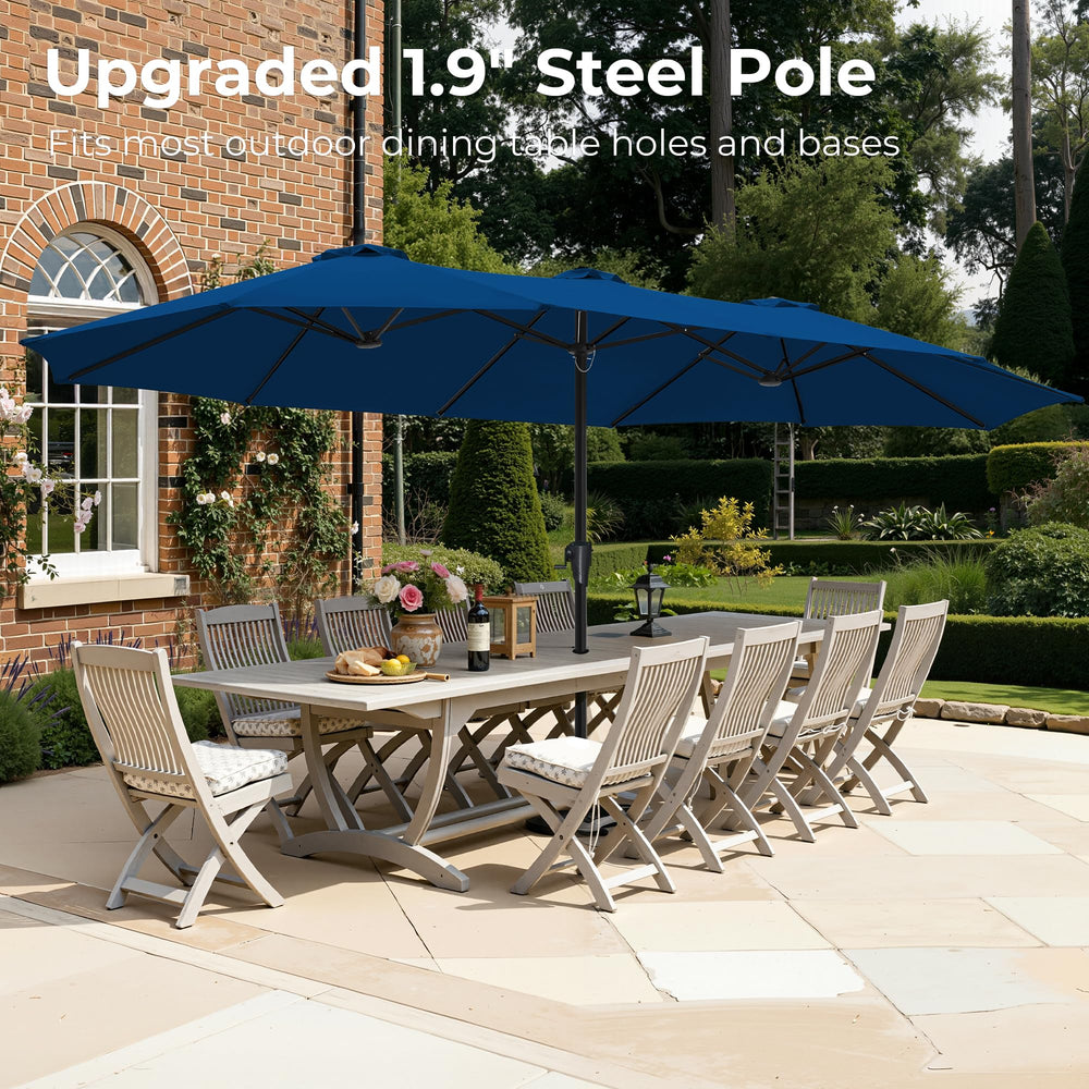 SUPERJARE size comparison with chairs showing expansive coverage