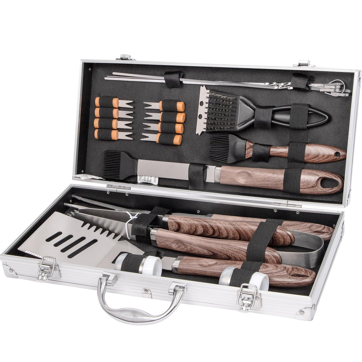 supernal aluminum case open showing organized tools and easy transport benefit