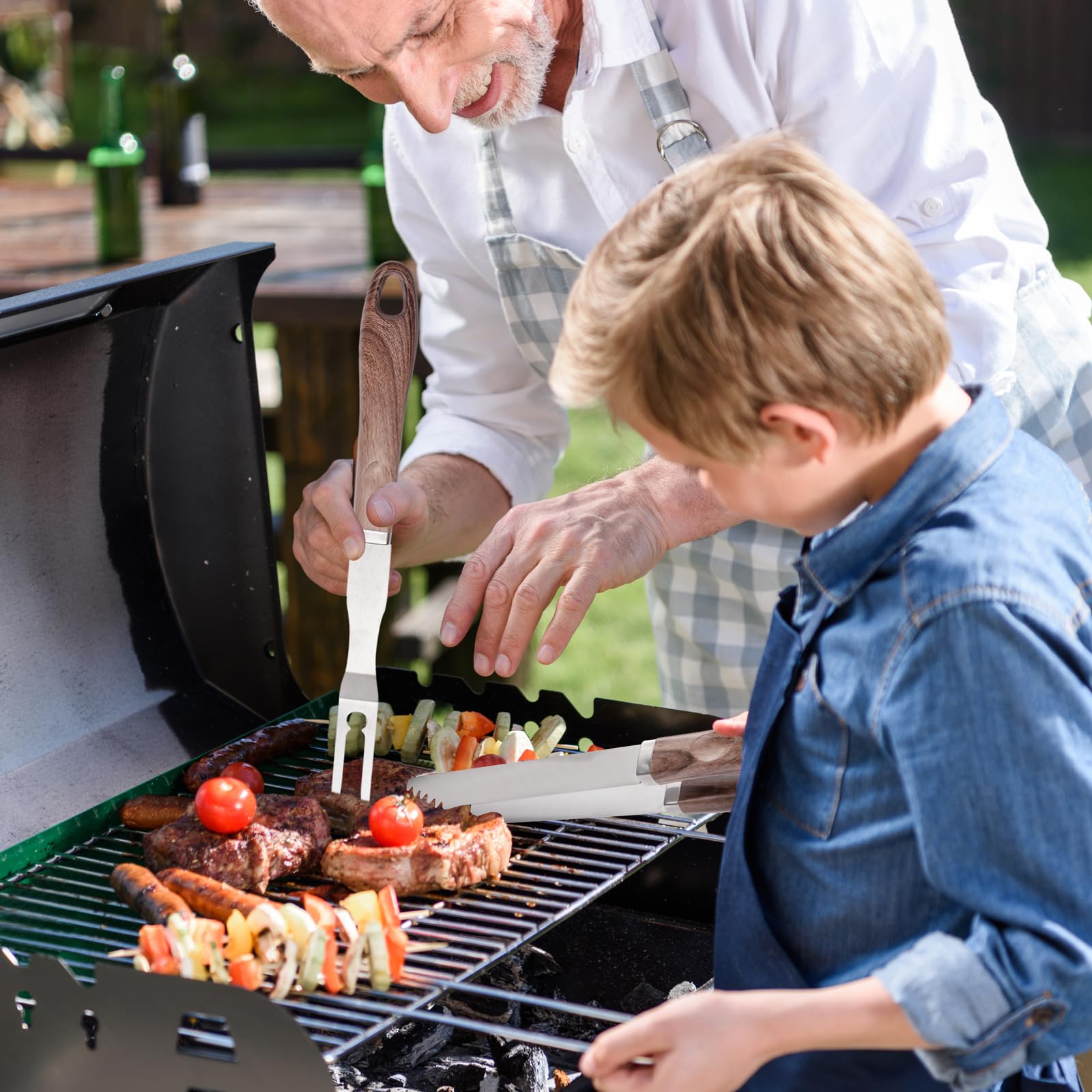 supernal tools in backyard grilling scene for confident outdoor cooking benefit