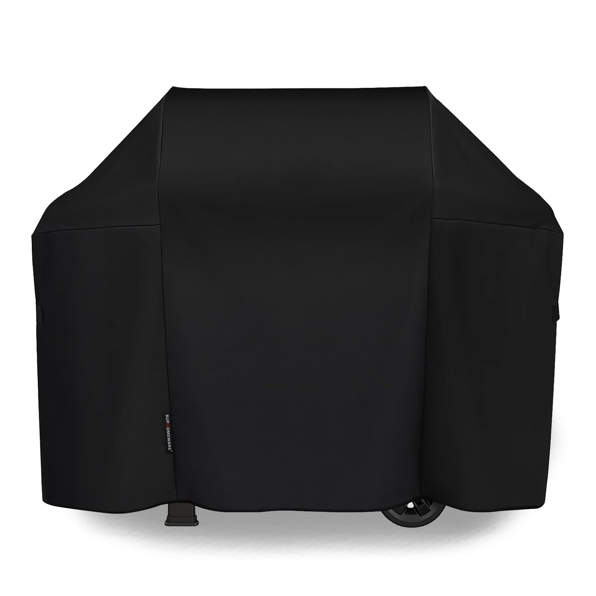 Suphomeware front view showing full cover protecting grill and weather resistance