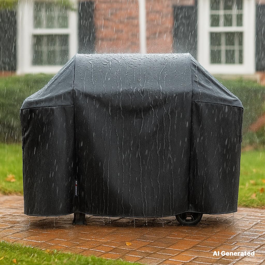 Suphomeware cover on patio showing outdoor protection and neat appearance