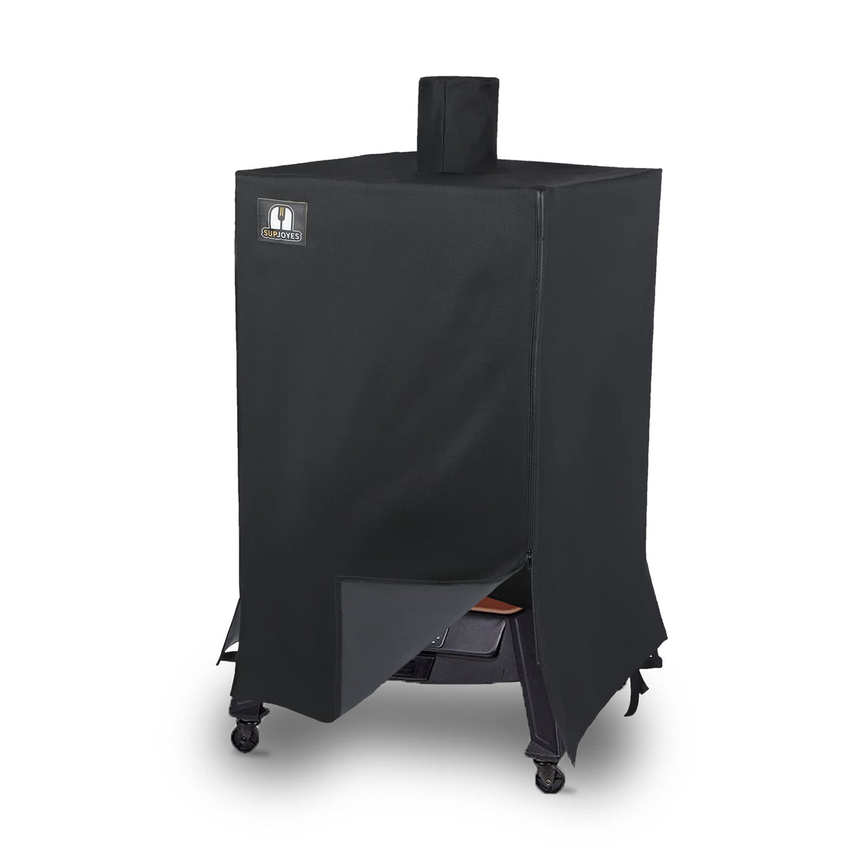 SUPJOYES front view showing tailored fit and full protection for Pit Boss smoker