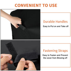 SUPJOYES side profile covering grill shelf protecting controls and shelves