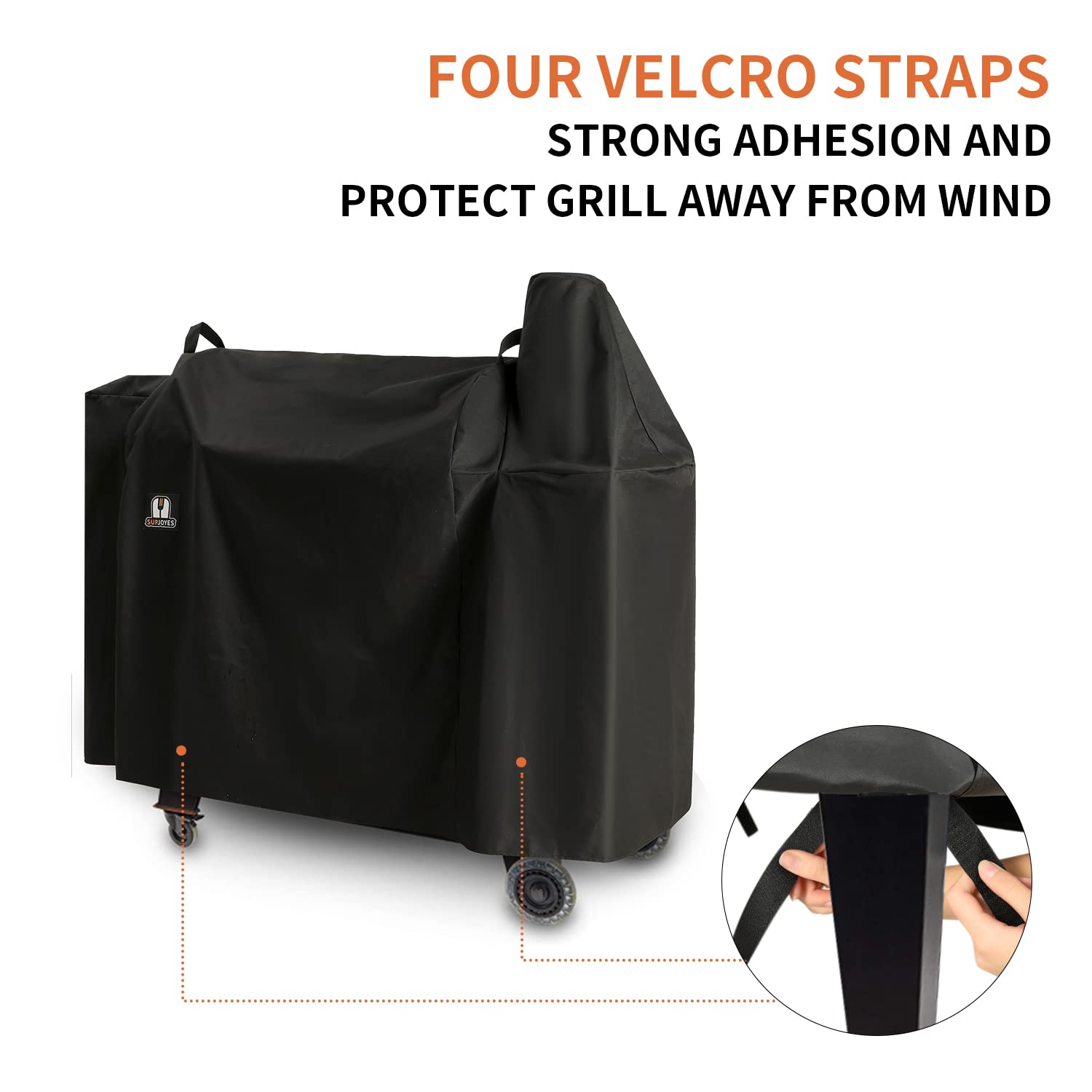 SUPJOYES top handles visible for easy lift and storage convenience