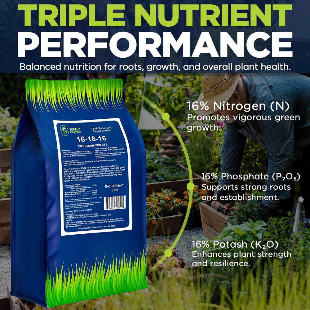 Supply Solutions spread application on soil demonstrating easy distribution and coverage