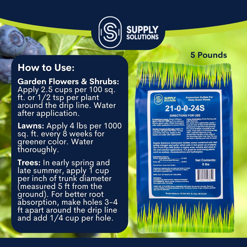 Supply Solutions spread on lawn showing even coverage for healthier turf
