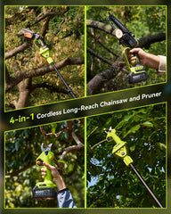 Supstable 6-inch chainsaw head close-up highlighting cutting teeth and durability