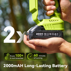 Supstable dual batteries and charger in carrying case for extended runtime benefit