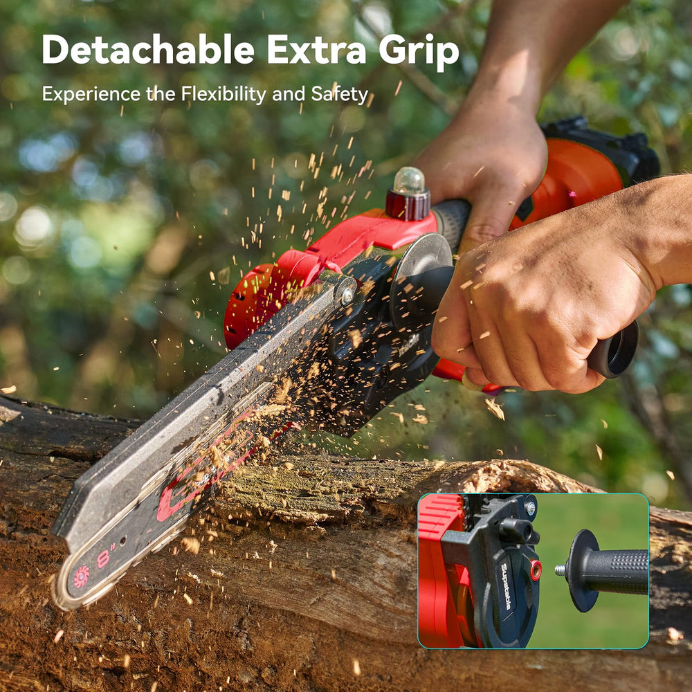 Supstable held in hand to show scale and lightweight 3.2 lb portability advantage