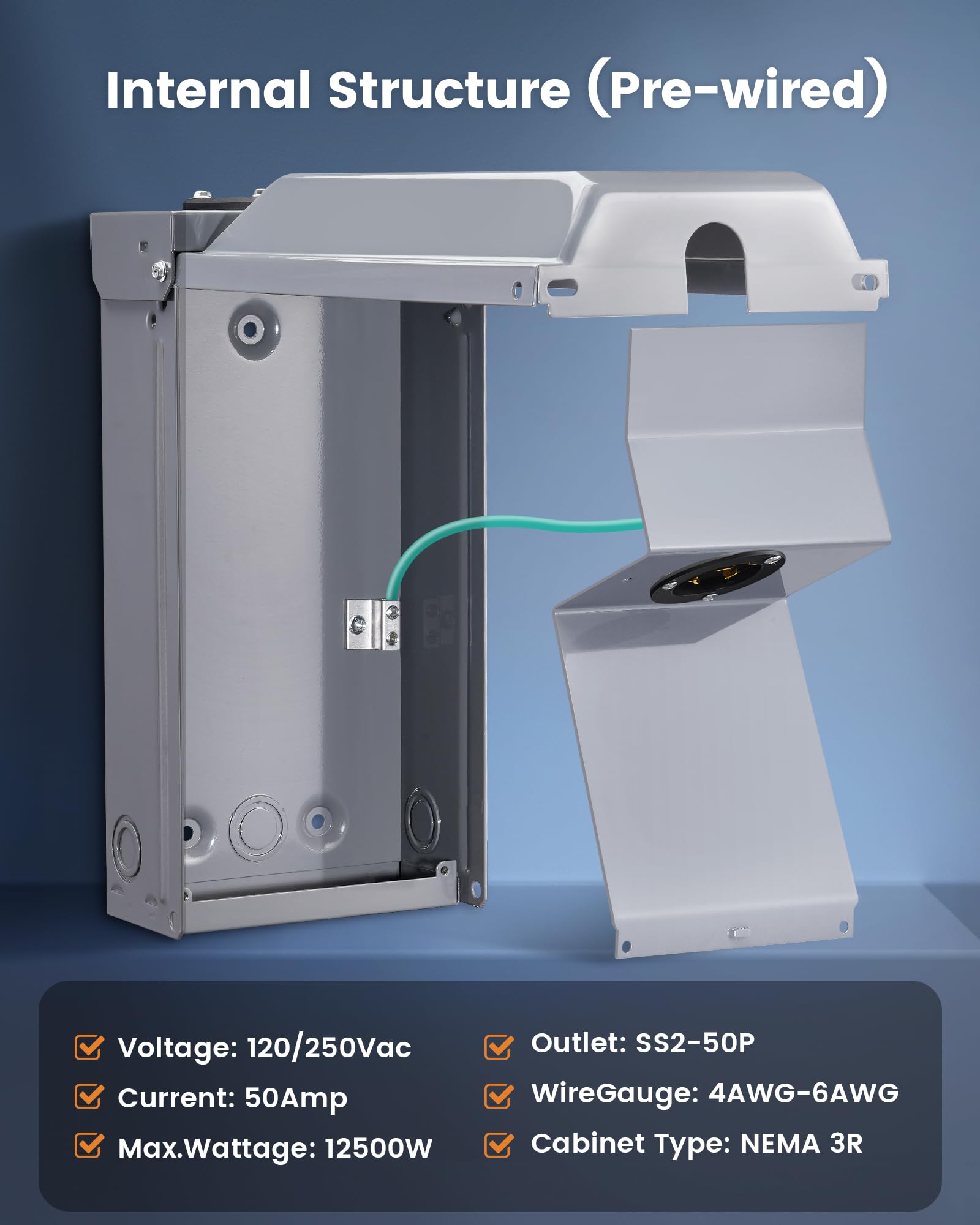 SURAIELEC installed with generator cord demonstrating outdoor backup readiness benefit