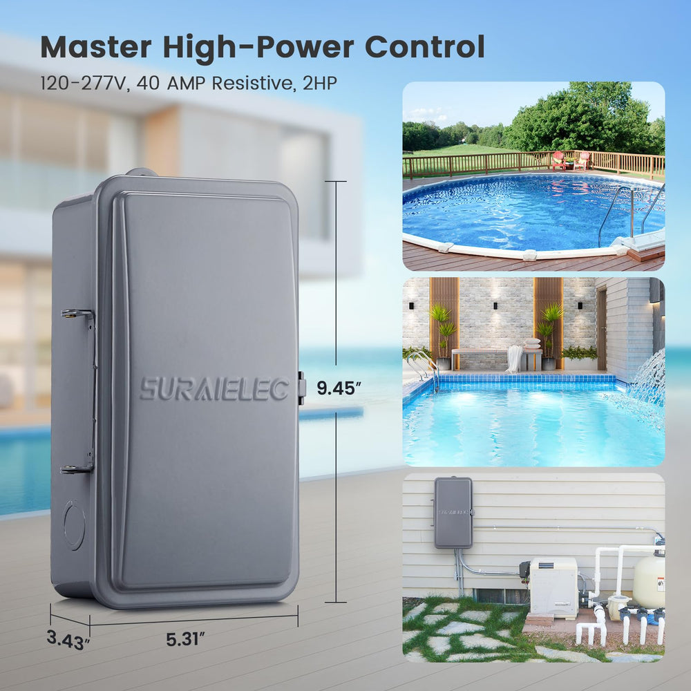 SURAIELEC locked cover sealed showing tamper-resistant protection and rainproof benefit