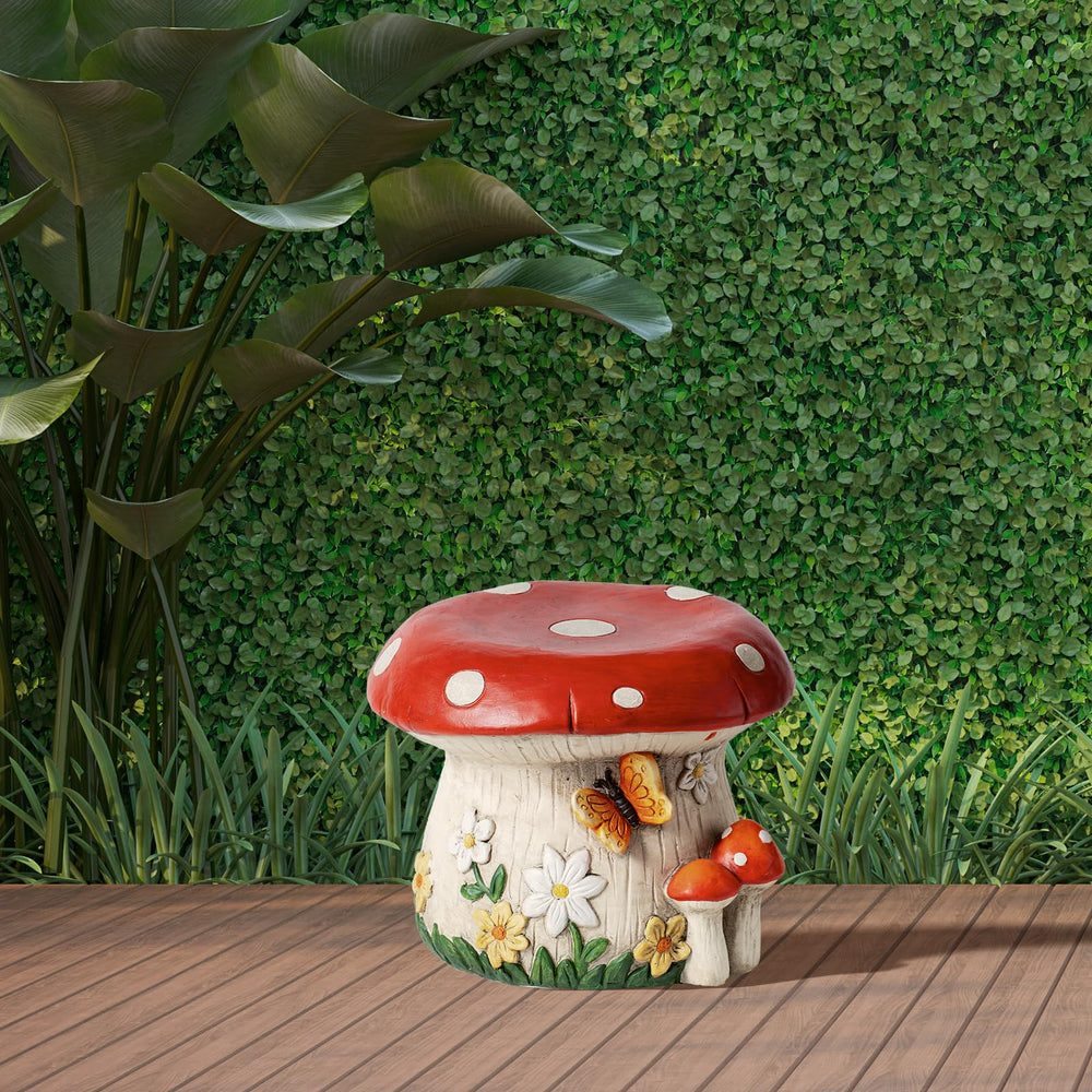 Surlama mushroom beside measuring tape showing compact 14 inch scale