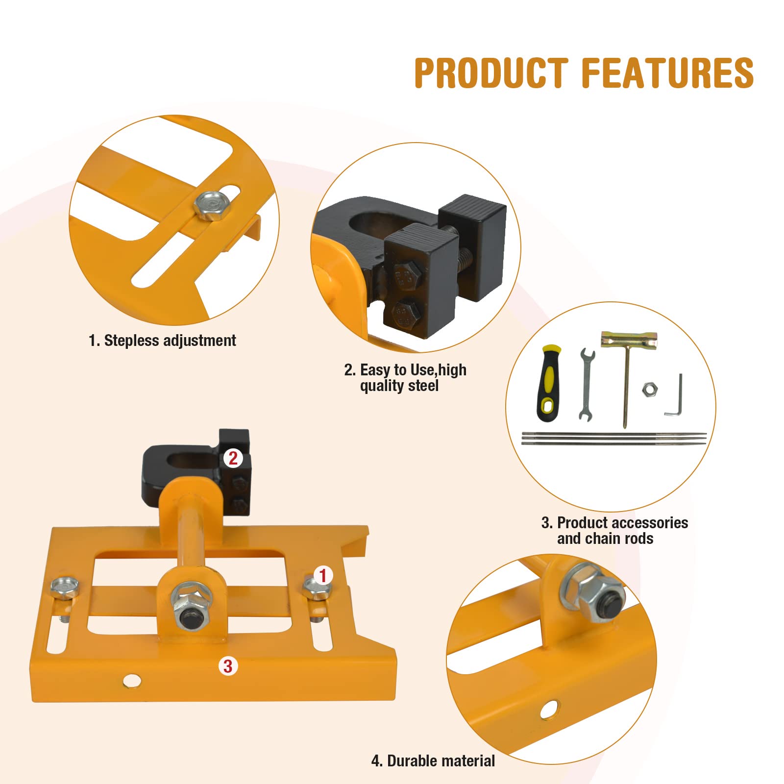 SurmountWay fasteners and clamp detail showing secure alignment benefit