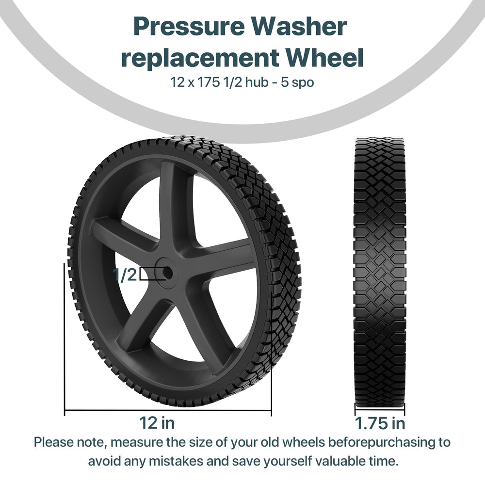 SurpLee wheel close-up of tread pattern providing anti-slip traction benefit