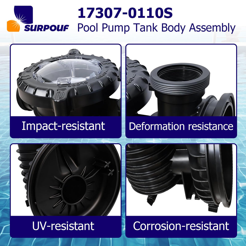 SURPOUF close-up of seal and mating surface ensuring leak-free operation