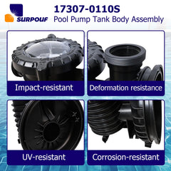 SURPOUF close-up of seal and mating surface ensuring leak-free operation