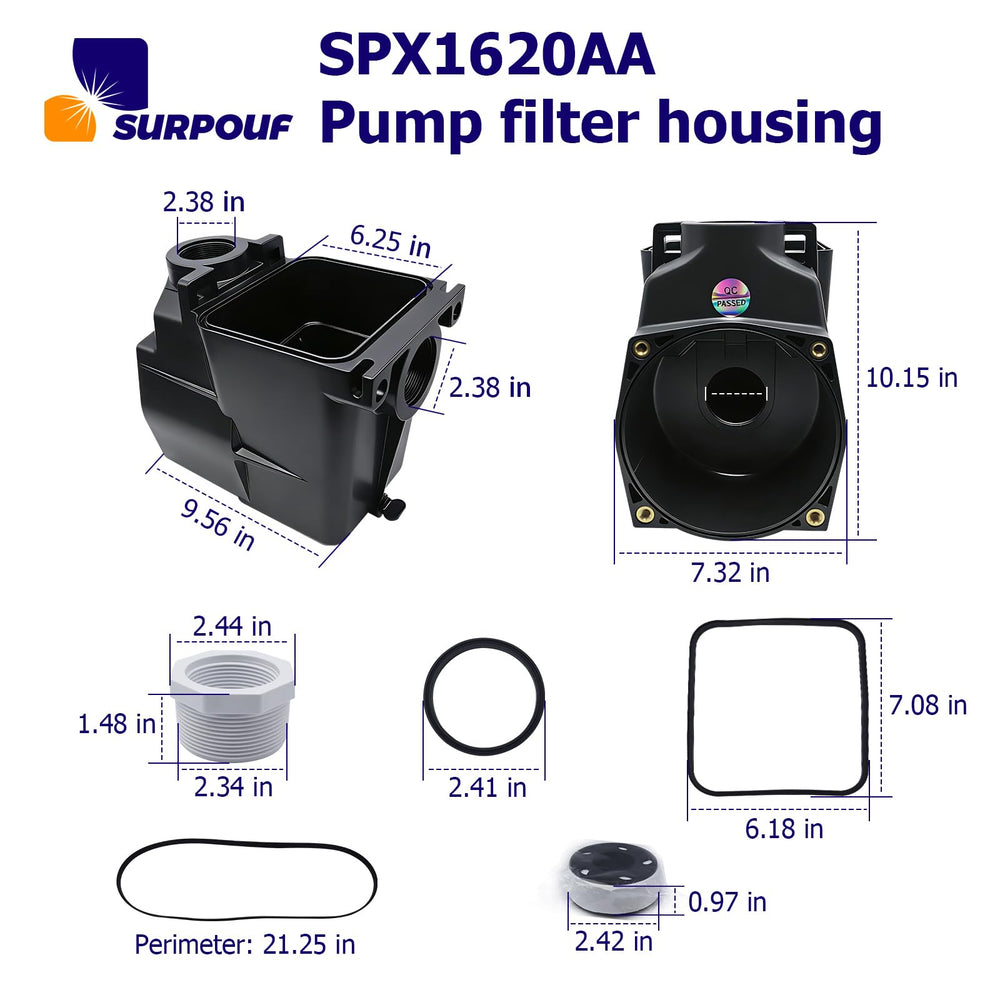 SURPOUF close-up of precision sealing surface preventing leaks and air intake