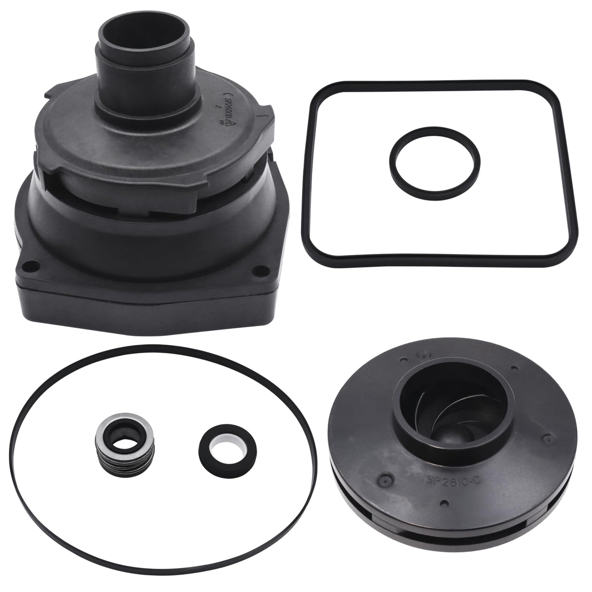SURPOUF SPX2610CKIT front packaging showing kit for Hayward Super Pump and clear benefits