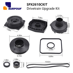 SURPOUF SPX2610CKIT close-up of metal gear revealing durable machining for smoother operation