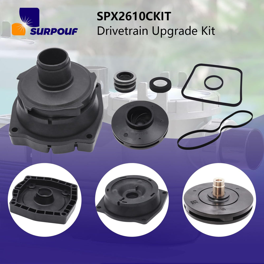 SURPOUF SPX2610CKIT seal and O-ring detail highlighting leak-resistant replacement parts