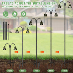 Surprizo close-up of 5-prong base for superior ground stability