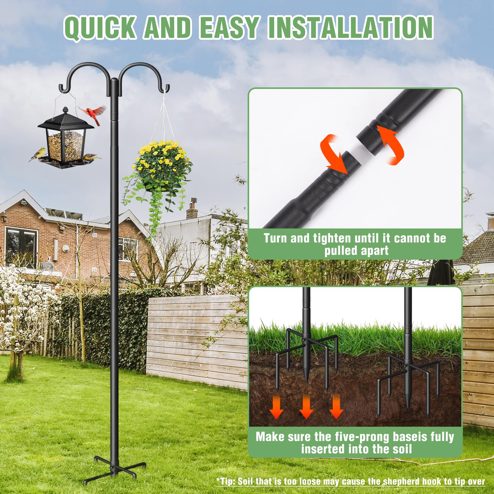 Surprizo holding planter and lantern highlighting decorative versatility