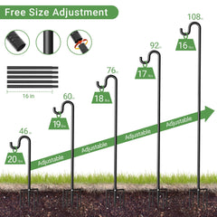 Surprizo thick steel shaft detail demonstrating durability benefit