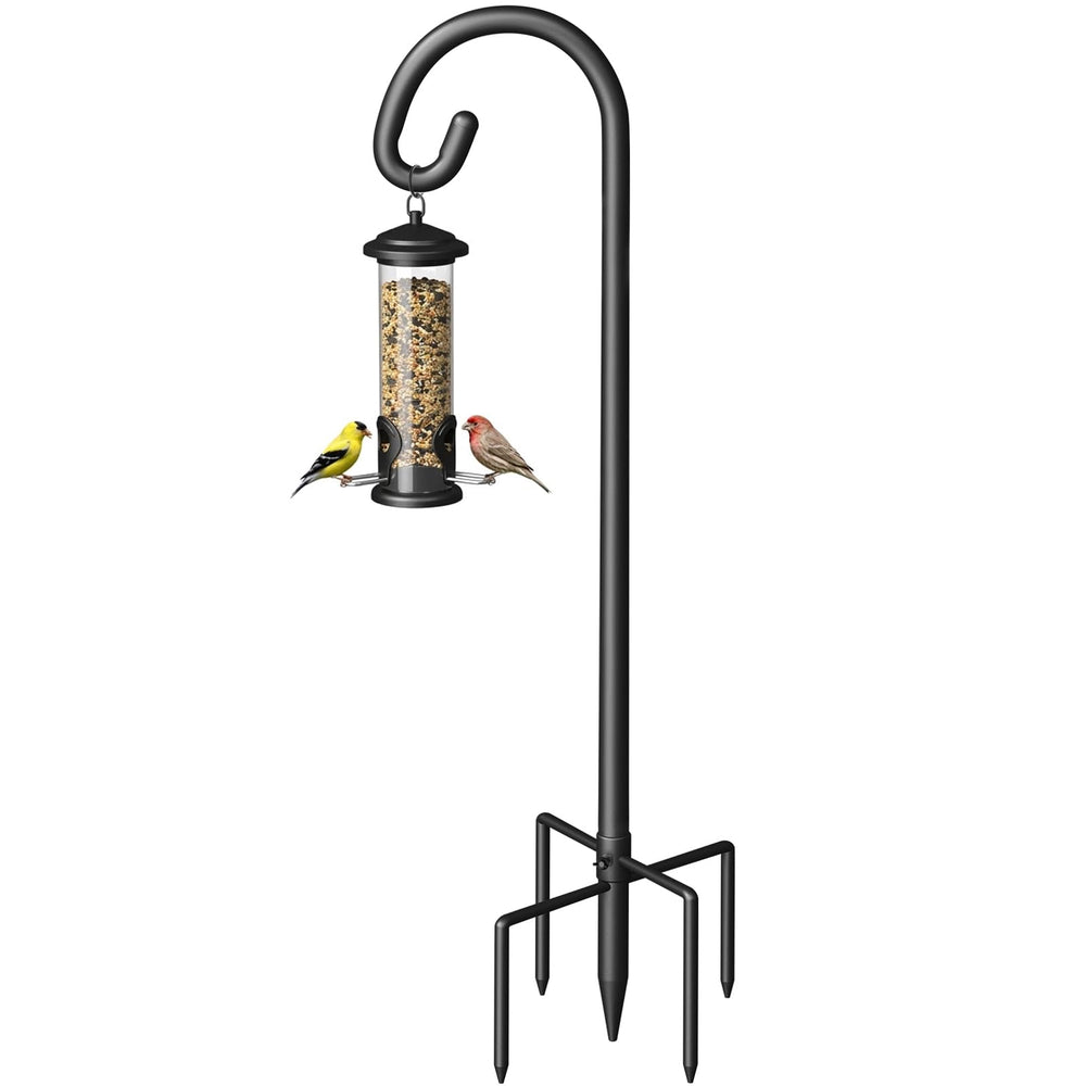 Surprizo shepherd hook full height view showing stability and elegant finish