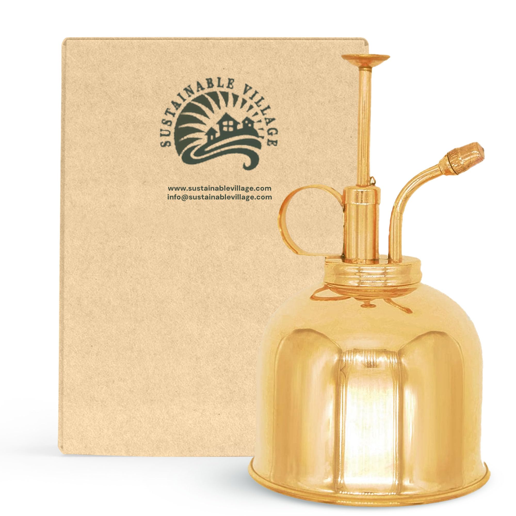 Sustainable Village nozzle close-up showing fine mist mechanism for uniform hydration