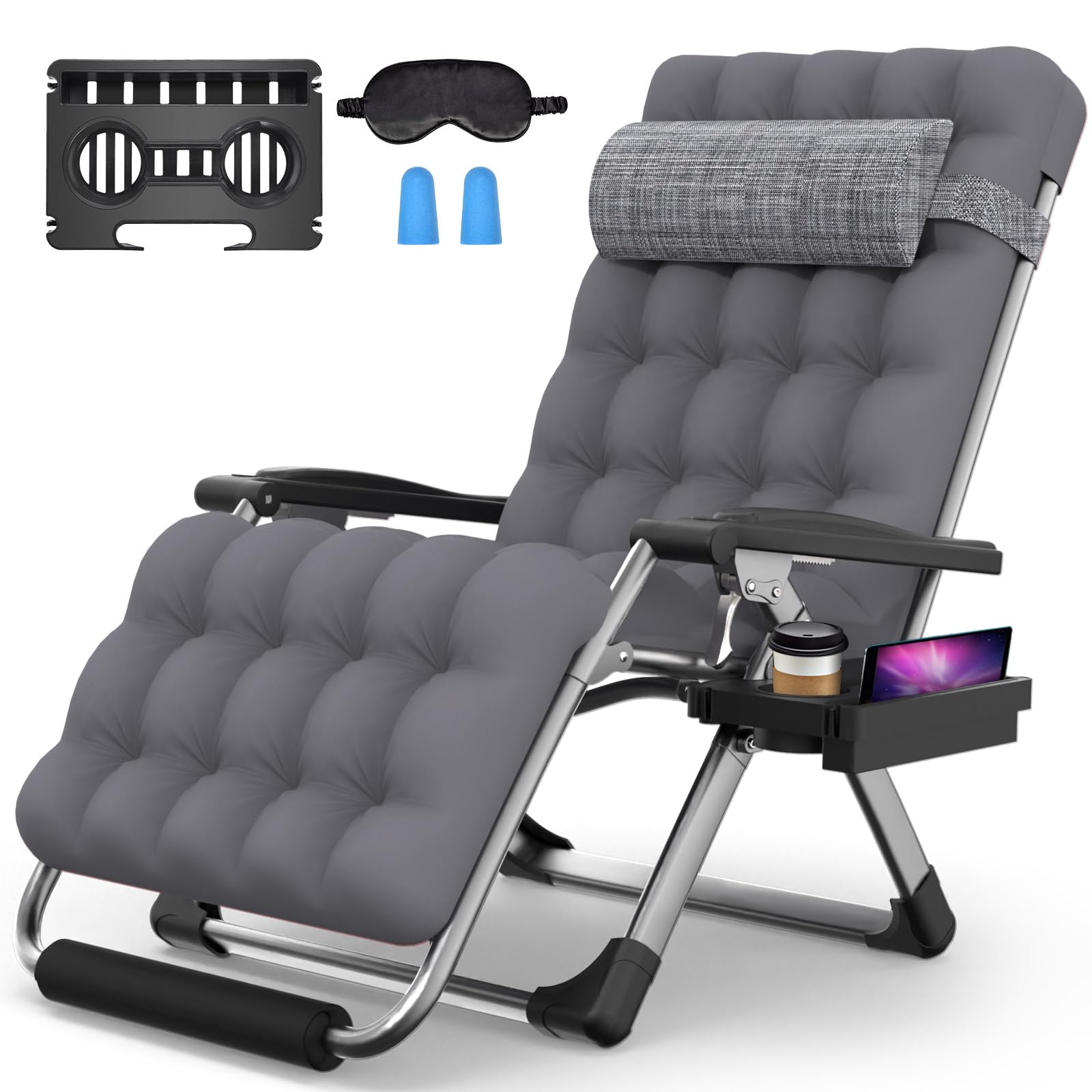 Suteck chair front view showing XXL seat and sturdy support