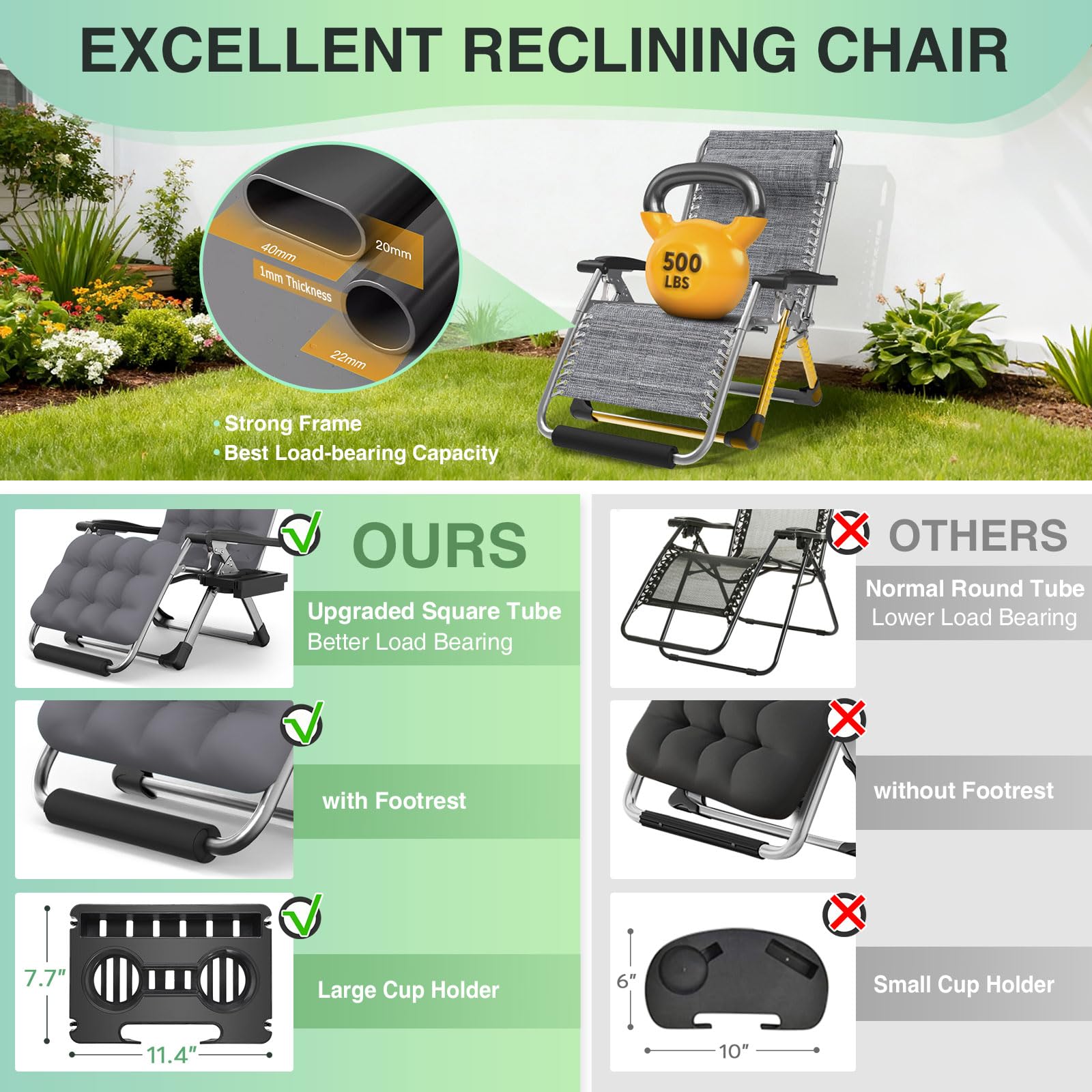 Suteck chair fully reclined in use demonstrating ergonomic zero-gravity relaxation