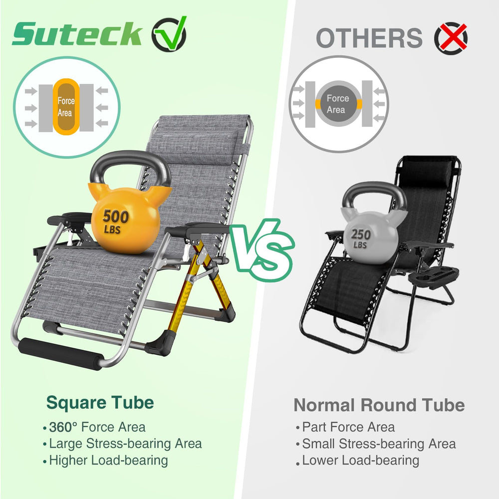Suteck folded compact view illustrating easy transport and space-saving storage