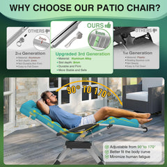 Suteck folded chair in portable carry position, easy transport for picnics and beach trips