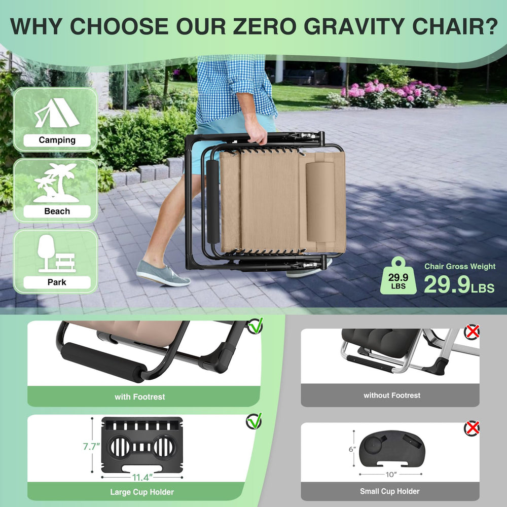 Suteck folded chair in hand showing portability and easy transport