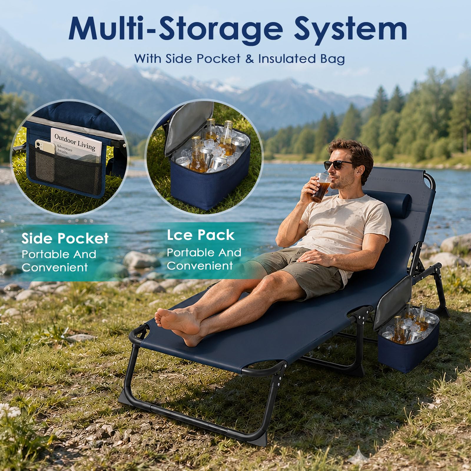 Suteck tubular frame and anti-slip footpads enhancing stability