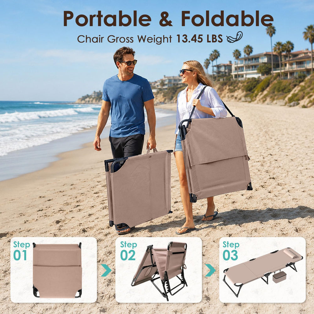 Suteck metal frame with anti-slip foot pads providing stable support