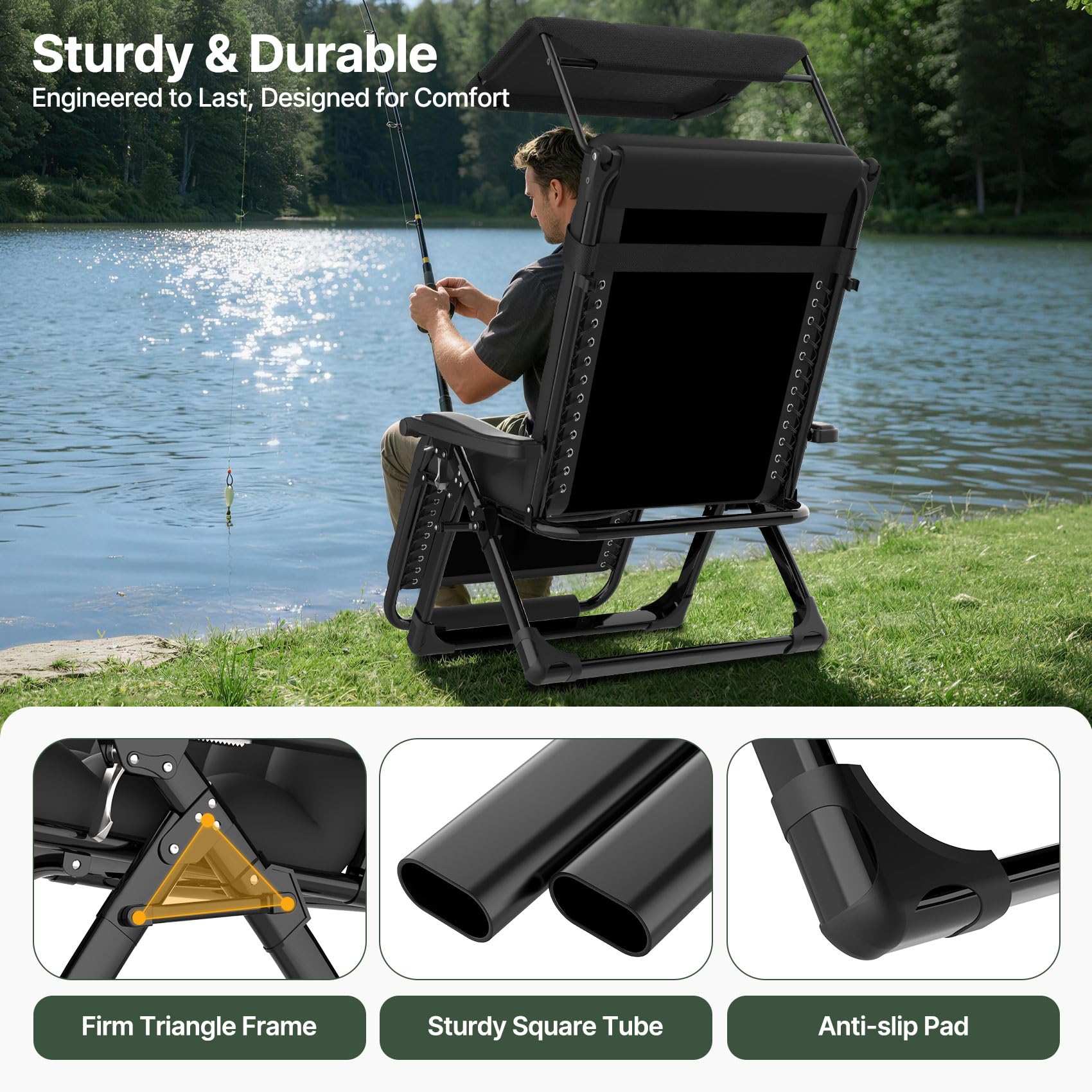 Suteck reinforced steel frame focus illustrating heavy-duty support and 500 lb capacity