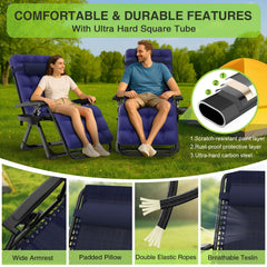 Suteck chair reclined in garden demonstrating elevated zero-gravity relaxation
