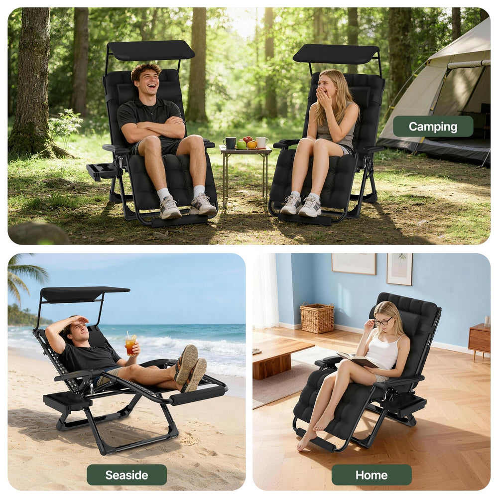 Suteck folded chair showing compact portability and easy storage for transport