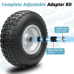 Sutmorly close detail of polyurethane foam tread showing puncture-proof reliability