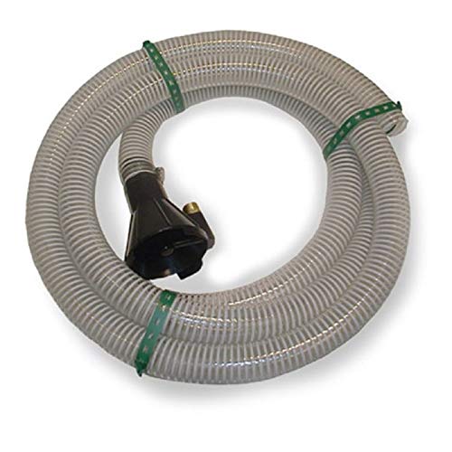 Suttner ST-36 front profile showing quick-coupler and 15ft hose, speeds pit cleaning