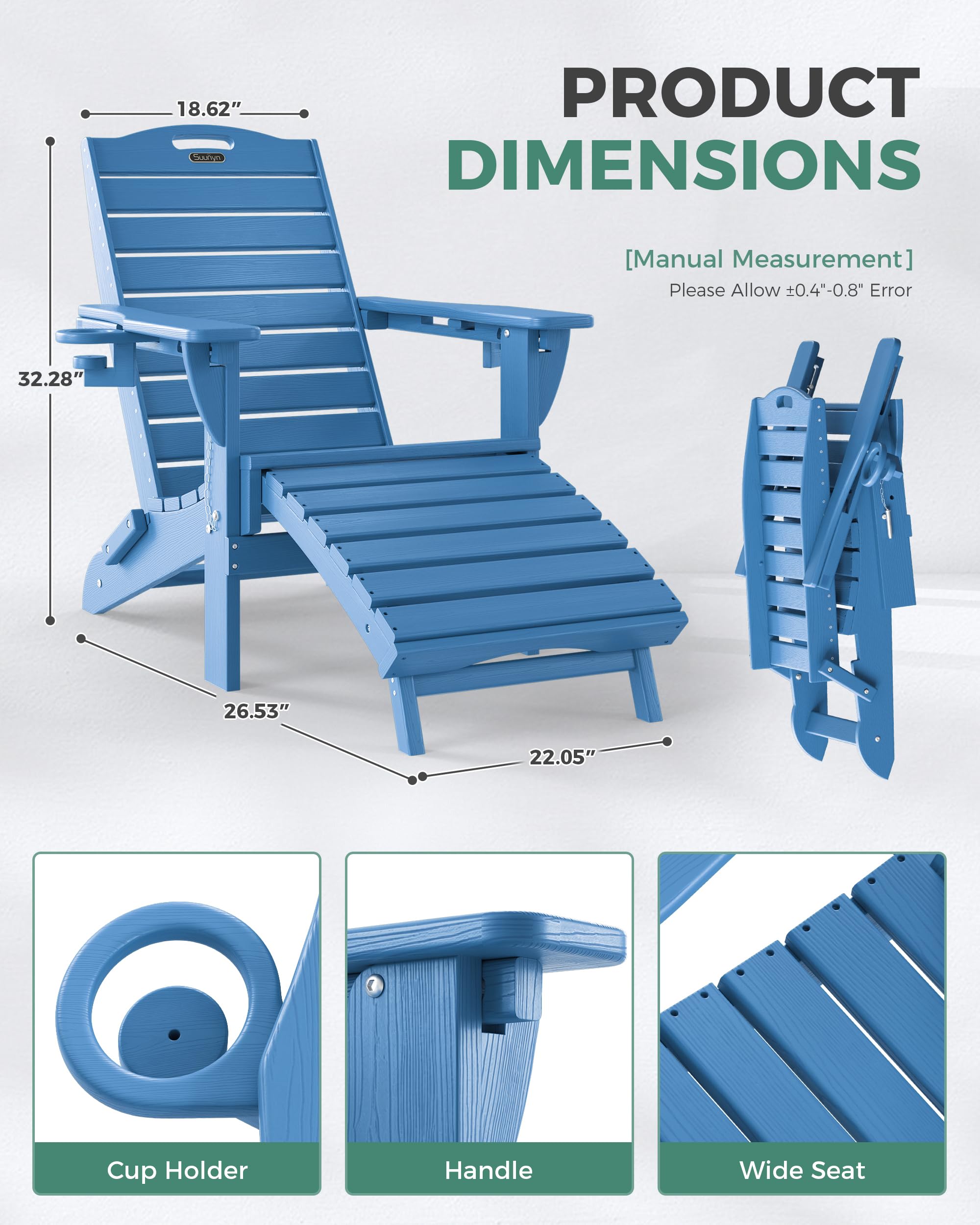 SUUNYN armrest with dual cup holders securing drinks while you relax
