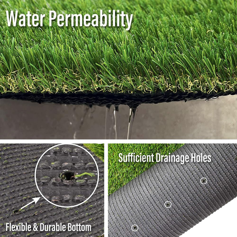 SUWUYUE turf backing with drainage holes for quick water release