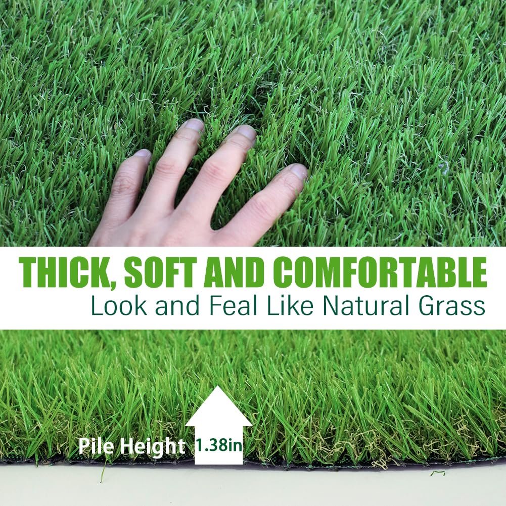 SUWUYUE close-up of grass pile texture showing soft resilient fibers
