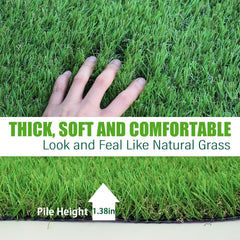 SUWUYUE close-up of grass pile texture showing soft resilient fibers