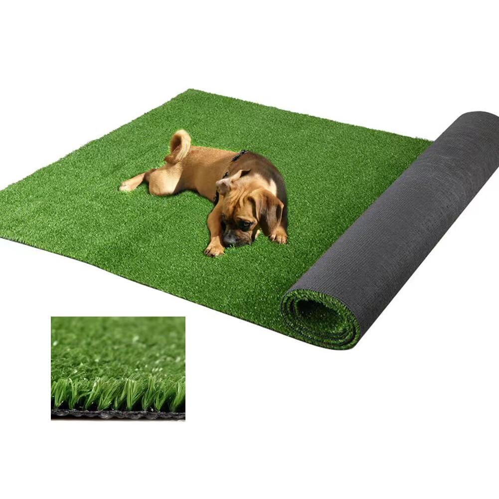 SUWUYUE front view of 4x6 turf showing full coverage and instant green