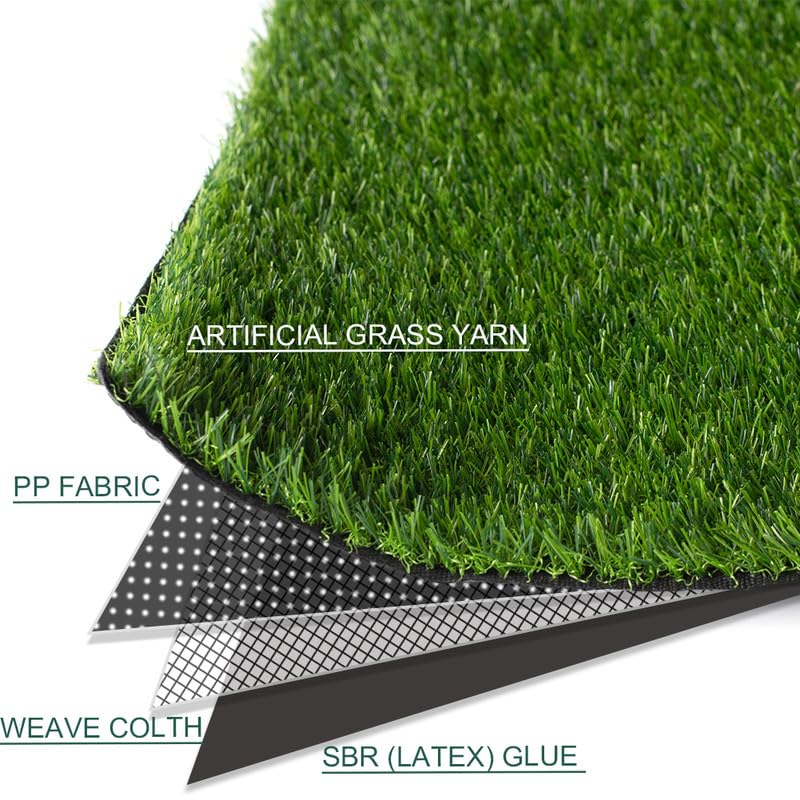 SUWUYUE turf placed on balcony with pet using it, offering convenient potty training